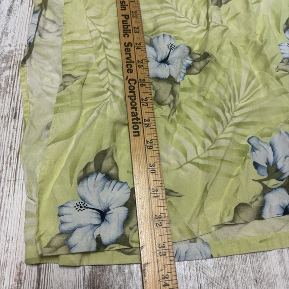 Vintage Tommy Bahama Women's Hawaiian Skirt Silk Linen‎ Blend Tropical Floral 4 - Picture 7 of 9
